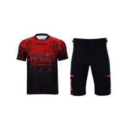 HOLOKOLO Maillot y pantalón MTB - INFRARED MTB - rojo/negro